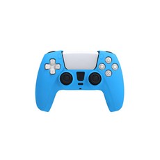 DOBE PS5 듀얼센스 실리콘 가정용 콘솔 게임기 케이스, DOBE  TP5-0541, 블루, 1개
