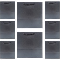 Hallmark 素色無印購物袋 8入, 深灰色, 8個