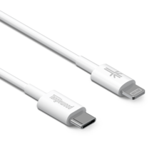 탱글우드 기가스피드 고속 충전 C - 라이트닝 케이블, 화이트, 1개, 2m