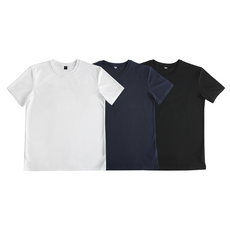 파이브리스 남녀공용 기능성 쿨무지 반팔 티셔츠 3p