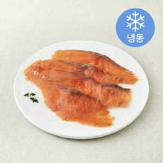 바른씨 훈제연어 슬라이스 (냉동), 1개, 100g