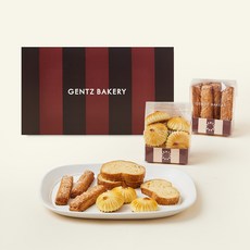 겐츠베이커리 상투과자 세트 1호 650g + 쇼핑백, 1세트