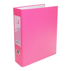 TUCO.B Dono D型環夾 3孔 A4 7cm, 粉紅色, 1個