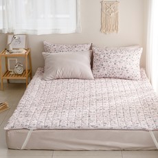 The Zari 鬆緊帶固定式格紋電熱毯套, Ellia pink