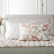 LAURA ASHLEY Rwena 60支莫代爾枕頭套, 粉色