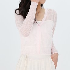 모이르벨라 여성용 메이비 레이스 여름 가디건 O24SS2-A0031