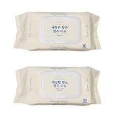 생활을그리다 깨끗한 향균 행주티슈 캡형, 80개입, 2개