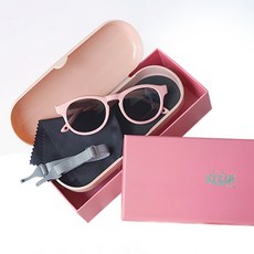 Kizus 嬰幼兒柔軟矽膠太陽眼鏡 + 鏡盒禮盒組