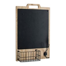 壁掛式裝飾佈告欄 黑板 米色, 木頭