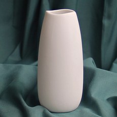 Sunbit Dolly 迷你切割線條陶瓷藝術花瓶, 白色