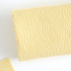 릴리패브릭 줄누빔 바이오 워싱 양면 60수 고밀도 면 부드러운 원단 7mm 바닐라 연습용 홈패션용, 옐로우, 1개