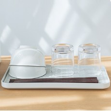생활공식 깔끔한 1단 식기건조대 트레이