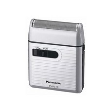 Panasonic 攜帶式迷你往復式電動刮鬍刀 電池式 銀色 ES-RS10-S
