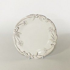 ELIOS 我的花A型沙拉盤 3495, 白色的