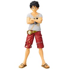 BANPRESTO 海賊王劇場版電影紅 DXF The Grand Line Man vol.6 6th Monkey D Luffy Figure, 1個
