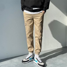 Mantime 男款 PPS 日常工裝鬆緊束口褲