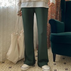 화이트폭스 여성용 비스코스 부츠컷 트레이닝팬츠