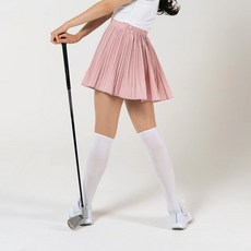 Hello Birdie 女款高爾夫球長襪, 白色