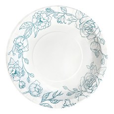 花朵紙盤 20公分, 60個