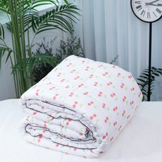 ahtty blanc 嬰幼兒用純棉薄被, 甜櫻桃