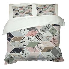 彩色印花被套枕套組 A_RD_139