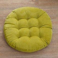 민성컴퍼니 코듀로이 푹신푹신 두툼한 원형 방석