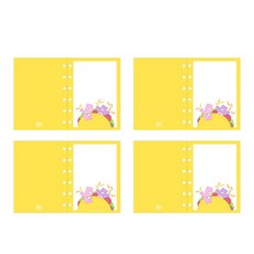 LUCALAB Care Bear 迷你 6 孔筆芯鑲嵌框架 Note 4p, 16張