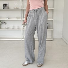 todayandlook 女款寬版抽繩鬆緊長褲