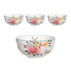 L.loom 普羅旺斯Botani餐碗, 天藍色, 4個