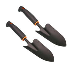 Bau Market園藝PD鐵製幼苗鏟 寬 黑色, 2個