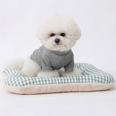 REDPUPPY 狗狗懷抱坐墊, 格紋綠, 1個