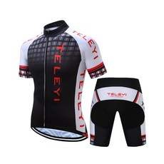 TELEYI 優質5分自行車衣褲套裝 TL-301
