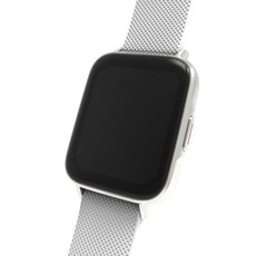 우먼스9999 퍼스트워치V2 손목 스마트워치, 실버, 4.31cm