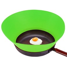 獨居生活防噴油煎鍋護罩 綠色, 1個, 底部直徑 27cm x 頂部直徑 43cm x 深度 14cm
