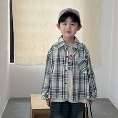 Starbean 日常格紋長袖襯衫
