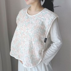 Cherinette 媽媽圍兜 哺乳圍裙 拍嗝墊, 3層水彩色, 1個, 1入