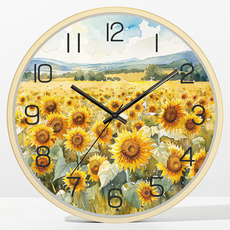 메르헨몬드 무소음 벽시계 30.5cm, 해바라기 베스트13