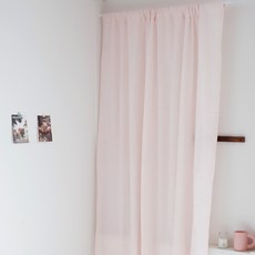 까사베르데 시아 봉집형 가리개 커튼 작은창 + 커튼끈 세트