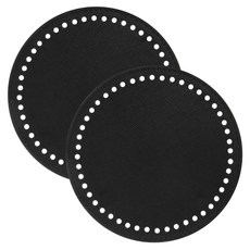 Brand YARN 圓形包底 1號, 黑色, 2個