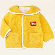 mollimelli 孩童翻領毛絨外套