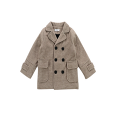 橙色多體天使眼男童6扣兩袋外套