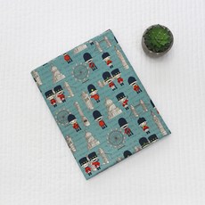 BED&DECO 英國士兵圖案純棉印花布料, 混合顏色