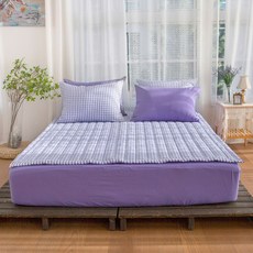 그래이불 국내 제조 부드러운 깅엄체크 패드, 베리페리