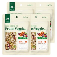조이펫 강아지 야채와 과일 동결건조 간식, 닭고기, 30g, 4개