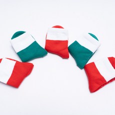 WESOCKS&PAPAMOM 兒童聖誕精靈保暖襪 5雙組