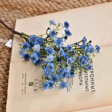GAPANG 人造花 DRYE100 滿天星, 01號 藍色
