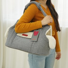 레드퍼피 반려동물 더틸라 이동가방, GRAY, 1개