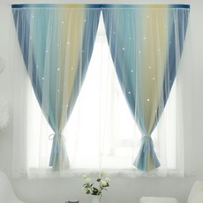 Kaira 蕾絲魔鬼氈遮光窗簾 M02, Type3