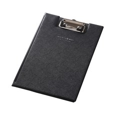 Donga PMS 皮革封面板夾 A4, 1個, 黑色