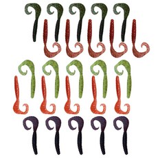 로얄피쉬 켈피 컬리웜 85mm 혼합 5종 x 5p, 혼합색상